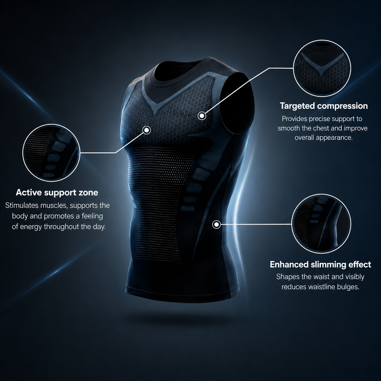 SharpTank® Men’s Compression Tank