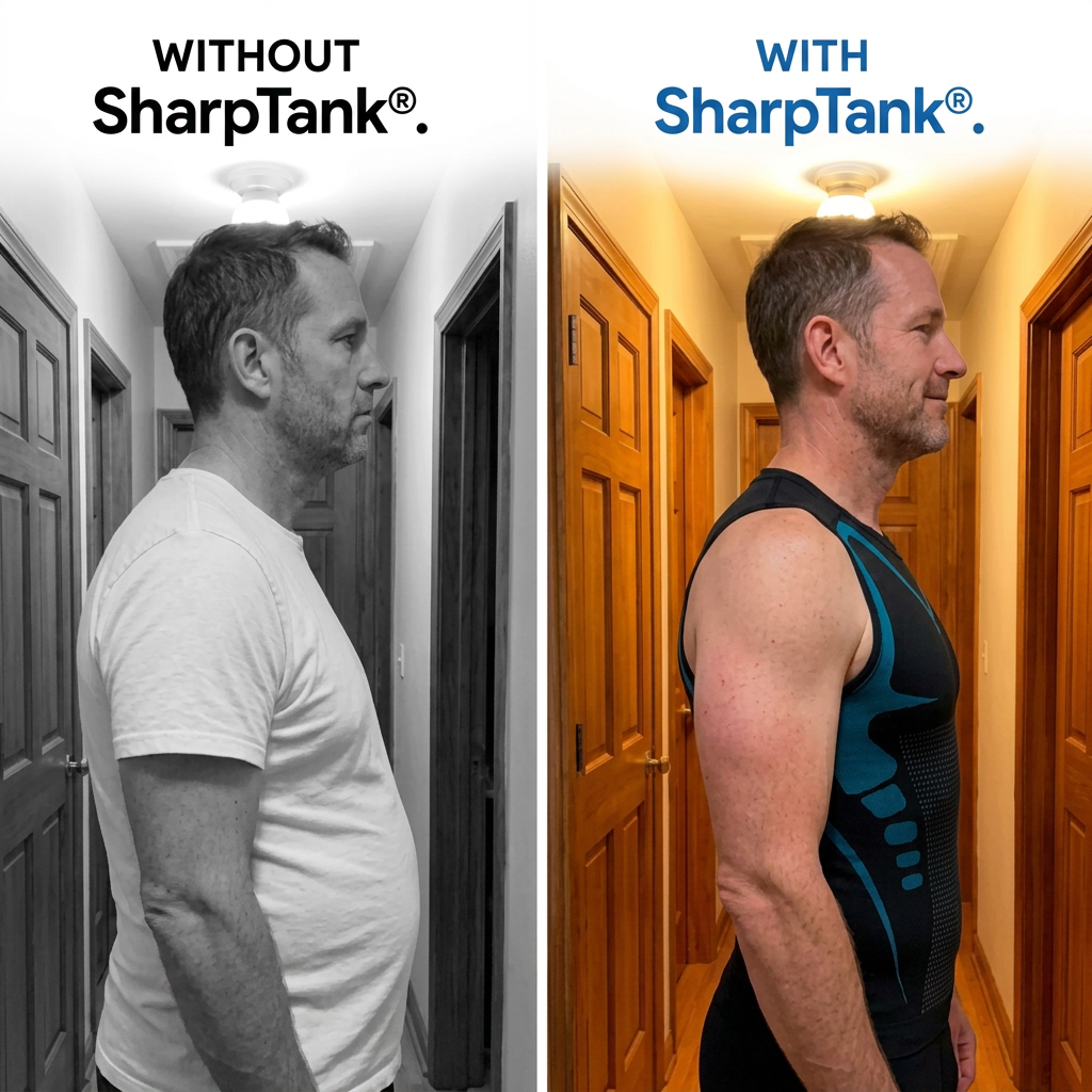 SharpTank® Men’s Compression Tank